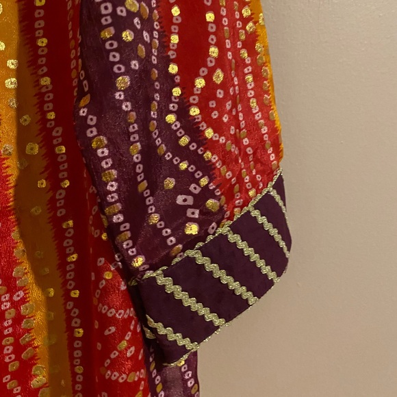Pakistani three piece party suit new l gotah  sequins work medium size bust38-40 - Picture 1 of 7